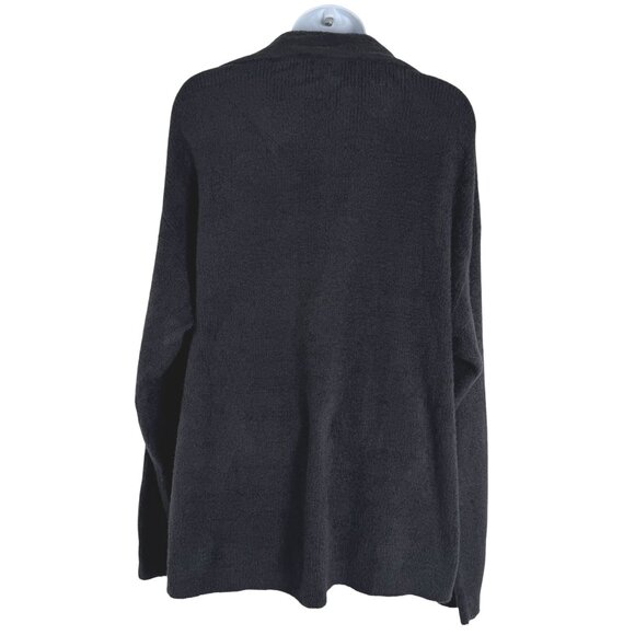 Barefoot Dreams Black Half-Zip Sweater - Picture 4 of 7